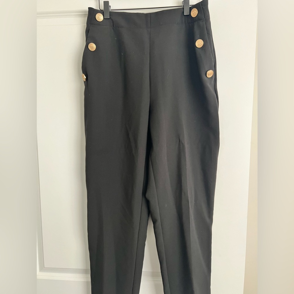 Long Zara button pants